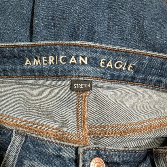 American Eagle Outfitters Blue Distressed Jeans Size 8 - Picture 5 of 7
